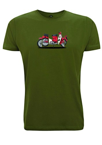 Puzzle moped shirt graphic - t,