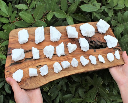 Rough petalite crystals - rough,