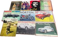 OFFICIAL vintage mini metal signs 8" x 6" from the Original Metal sign Company