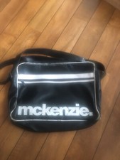 Mckenzie Messenger Bag Black Adjustable Strap, Big Zip Pocket, Worn ChappyChic
