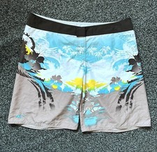 O'Neill Men's Vintage Surf Board Shorts Size 34 Swimming Tropical