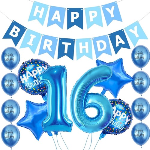 16th birthday decorations boy - birthday,