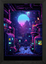 Dystopian Future Pixel Art