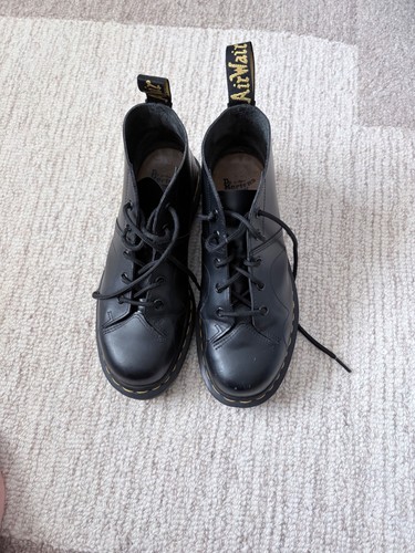 Ladies black doc marten monkey - black,