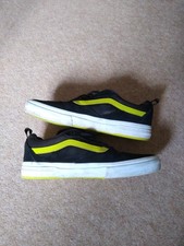 Vans Trainers Sneakers UK size 7.5 black / yellow