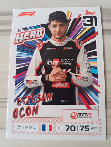 Topps formula hero insert - topps,