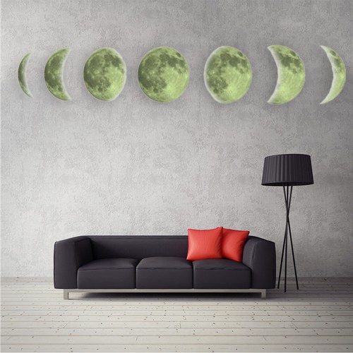 Glow the dark moon - glow,
