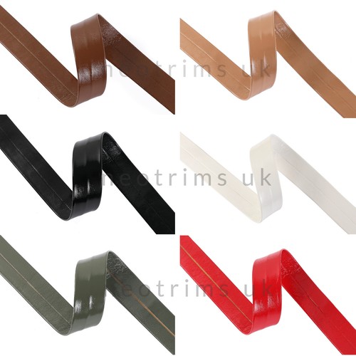 Patent faux leather tape - patent, pu