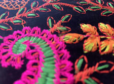 Indian Boho Mandala Cushion Covers Cotton Embroidery Boho 24" x 24" Zip Large