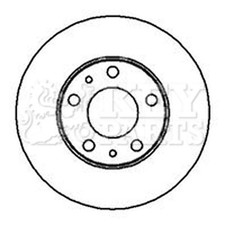 2x Brake Discs Vented For Fiat