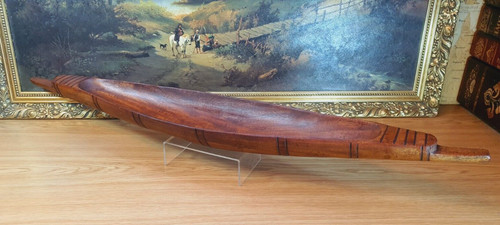 African carved wooden bowl - african,