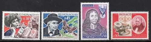 Monaco mnh 1973 sg1077 - 1973, sg1077-80
