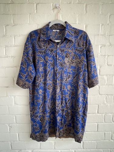 Men indonesian batik shirt - batik,