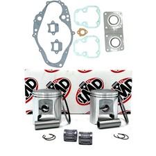Suzuki GT250 X7  12103-33810 Piston Kits Bearings Gasket Kit (2) +2.0mm / 56.0mm