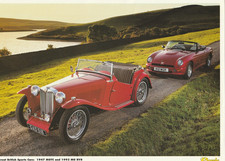 1947 MGTC & 1993 MG RV 8 POSTER