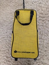 Yellow Hessian Jute Wheeled