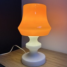 Mid Century Glass Table Lamp