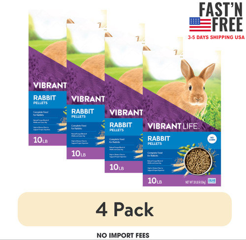 Vibrant life rabbit - (4,