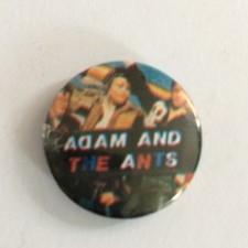 ADAM AND THE ANTS  Tin Button