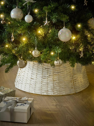 White wash willow christmas - white,