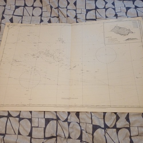 Vintage 1951 admiralty chart - vintage,