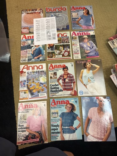 Vintage anna burda knitting - anna,