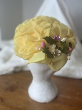 Vintage Yellow Ruched Net