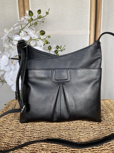 Marks spencer black leather - &,