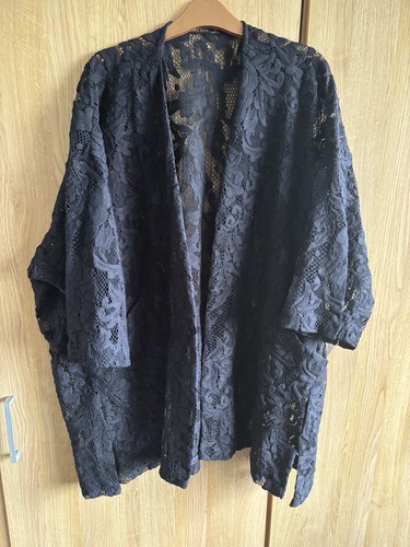 Zara lace navy - lace,