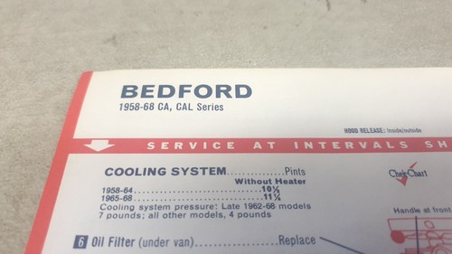 1958 1968 bedford van - van, &