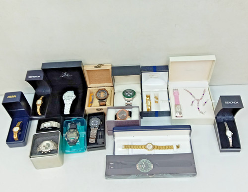 Job lot boxed quartz - lot,