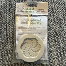 Alphabet Moulds Bead Spiral Silicone Mould For Cake Decorating