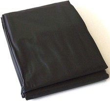 OS BLACK PVC Pool Snooker Billiard Table Dust Cover for 8' ft 4' ft pool table