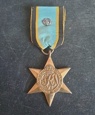WW2 British Royal Air Force 'Museum Copy'  of the Air Crew Europe Star w/Rosette