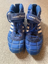 Adidas Goodyear Monaco Race Driving Racing Karting Shoes Trainers  Blue Size 9.5