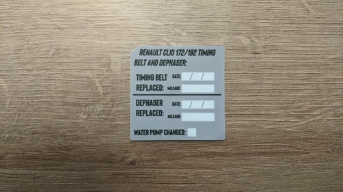 Dephaser and timing belt - timing,