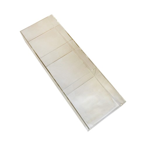 Lucite clear acrylic - clear, single