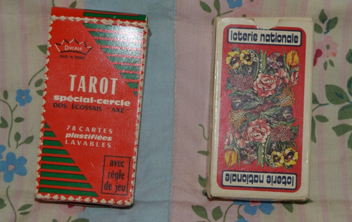 Packs vtg tarot - 2, cards-