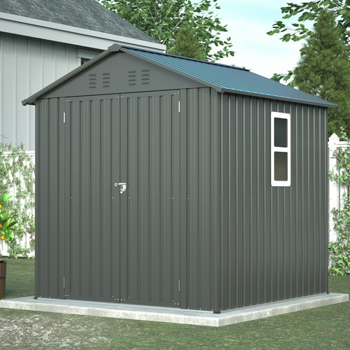 6x6 black metal - 6x6, shed