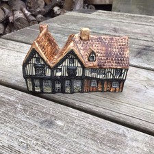Siege House Colchester Tey Pottery Britain In Miniature Vintage Ceramic Ornament