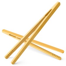 Reusable Bamboo Toast Tongs 2