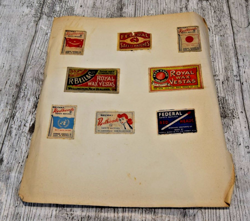 Superb vintage matchbox labels - superb,