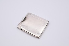 Unusual Antique Continental Silver Match Book Holder