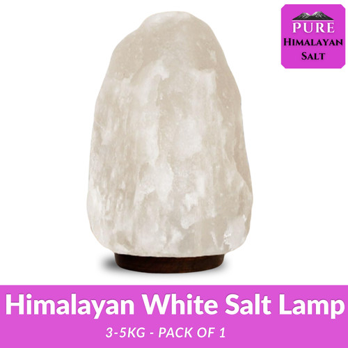 Himalayan salt white - salt, lamp
