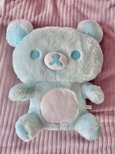 Large Blue Rilakkuma Plush Toy San-x Kawaii Soft Toy Korilakkuma Bear
