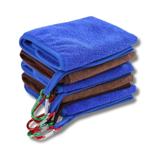 Fishing towel cloth with clip - towel,