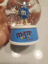M&M World Las Vegas snow globe