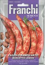 Franchi Seeds Climbing French Bean Fagiolo Rampicante Borlotto Lamon seed