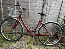 Raleigh Oakland Hybrid Bike Red