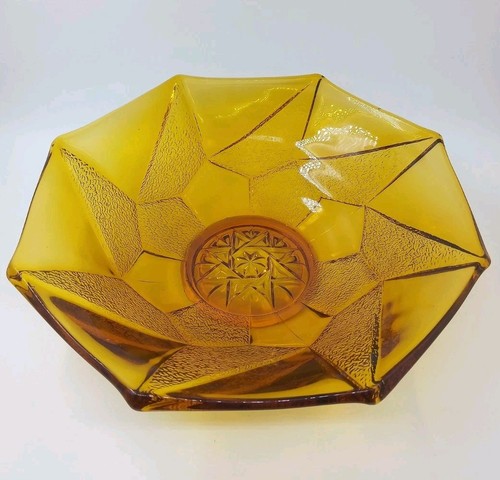 Art deco sowerby amber - sowerby, glass